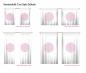 Preview: Magenta Schlaufenschal Blume des Lebens verschiedene Ausführungen
